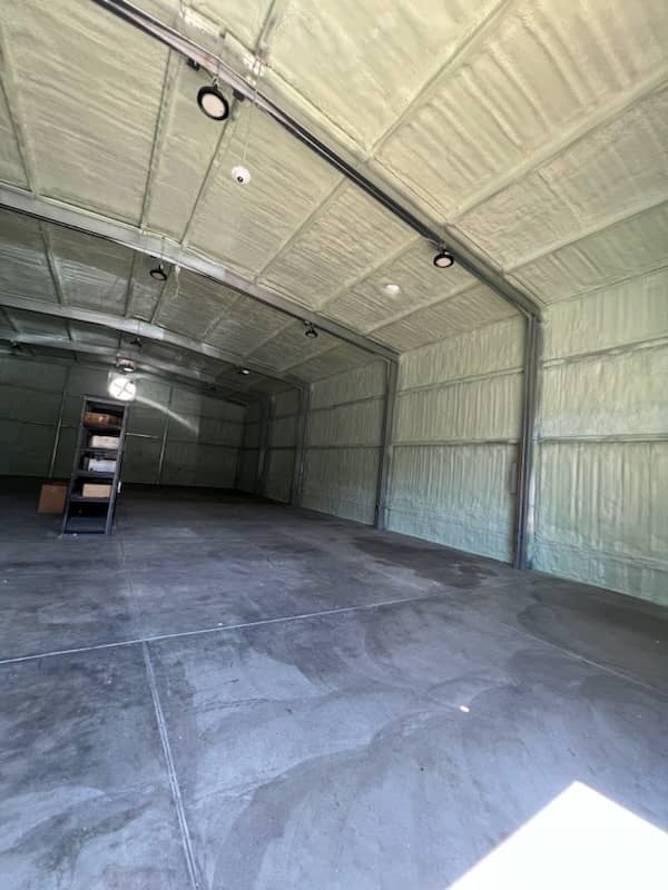 image of building with insulation installed