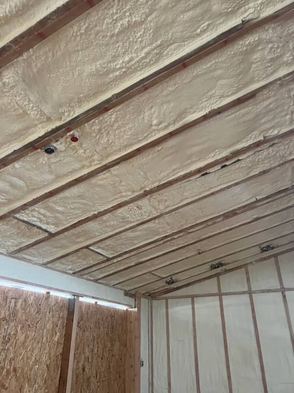 image of building with insulation installed